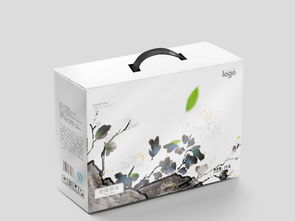 中国风中医推拿养生水墨包装箱展开图设计素材